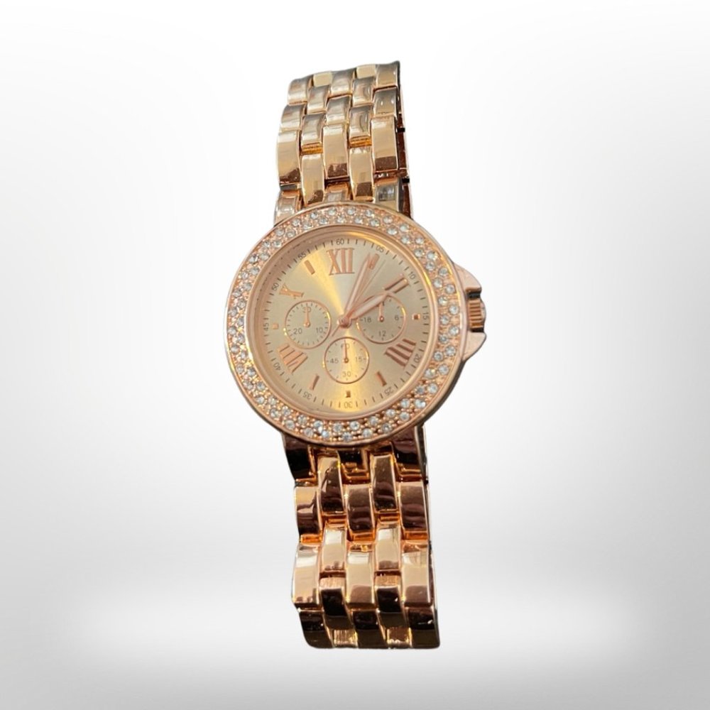 Rose Gold Costume Watch